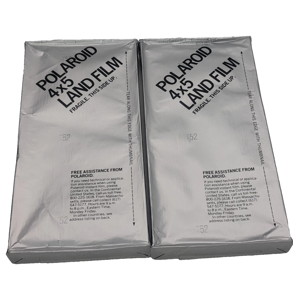 Polaroid Type 52 Polapan Black & White Land Film 4x5 Expiratiion 06/79 Open Box - Image 4 of 4