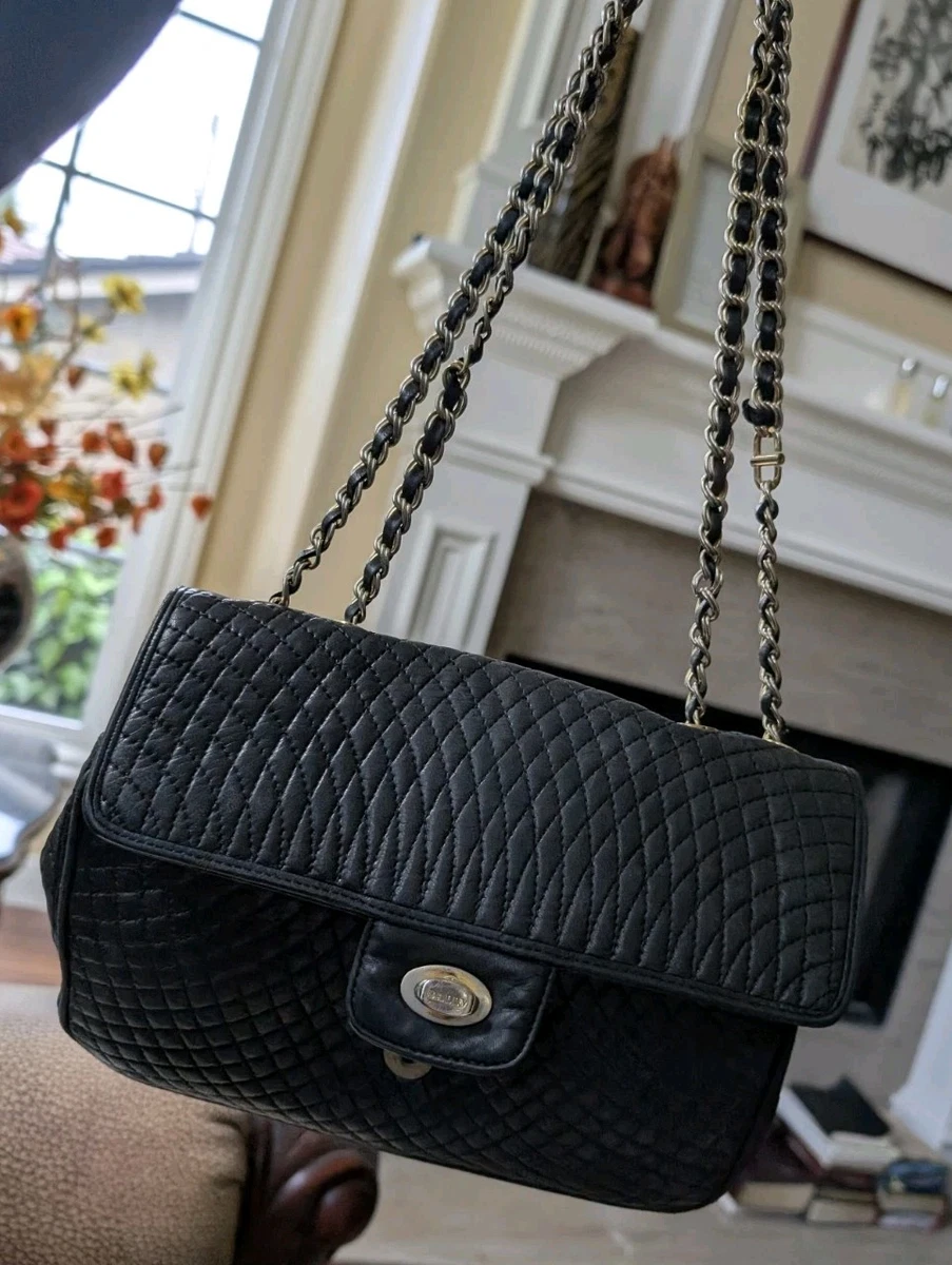 BALLY Quilted Bag Geometric Black Y2K BALLY Quilted Bag Geometric 