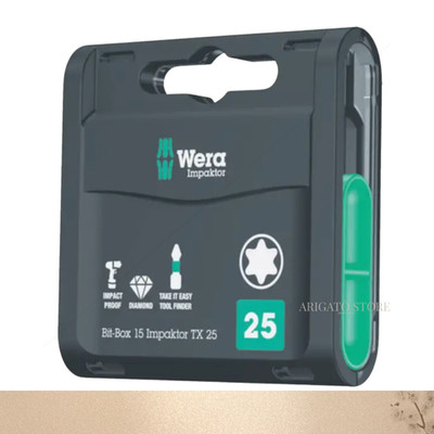 Wera Impaktor Bit-Box 15 TX20 Torx20 Impact Proof Bits Set 15tlg Germany Neu