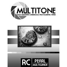 Inkpress MultiTone Black  White Resin Coated BW Pearl Luster Darkroom Photograp