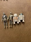 vintage Kenner star wars action figures Rebel lot X4 No Accessories Preowned