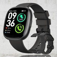 Smart Watch with Call - Heart Rate, SpO2, Sleep Monitor, 5ATM Waterproof, 120 