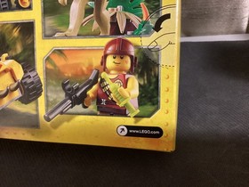 Lego Dino Ambush Attack 5882 Raptor neon green missile Tranquilizer Quad 2012