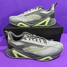 Men's Size 10 Under Armour Charged Commit TR 5 Grey Lime Shoes 6007140-011