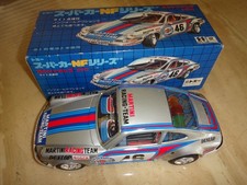 Porsche Vintage Friction Tin Car with box, Made in Japan