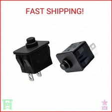 JIARUIXIN 2 Pcs 6volt 12volt 2Pin Plunger Type Power Wheel Foot Pedal Switch Acc