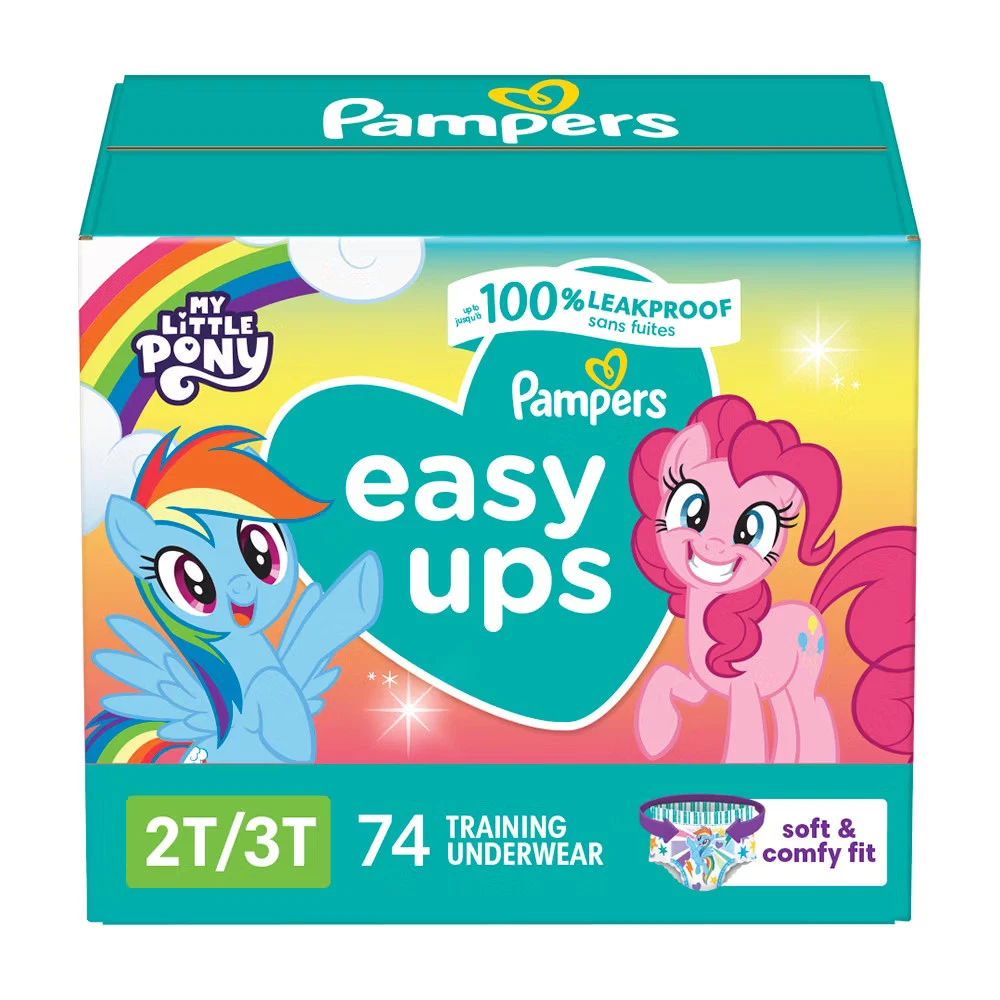 Pampers Easy Ups Girls' My Little Pony Disposable Training Underwear - 2T-3T