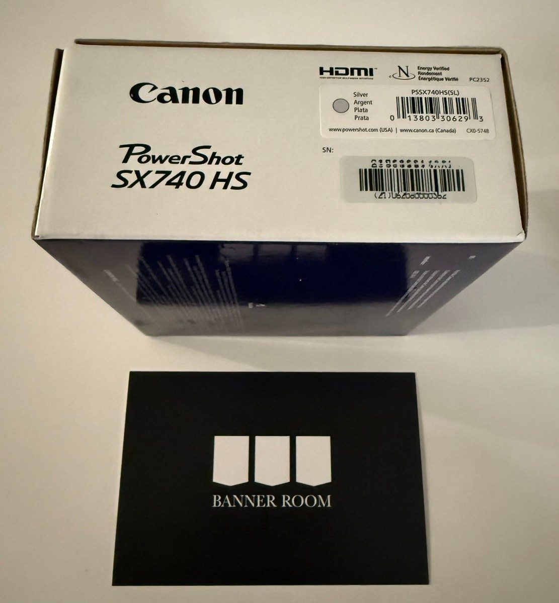 Canon PowerShot SX740 HS Silver 40x Zoom 4K Vlogging Camera USA