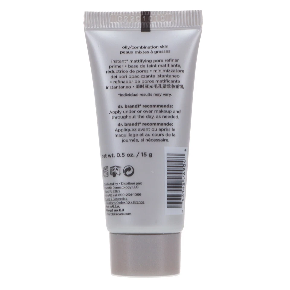 Dr. Brandt Pores No More Pore Refiner Primer 0.5 oz - Image 4 of 4