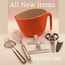 kitchen Utensil Set Cooking Essentials Gift Stainless Steel Kitchen Items NEW