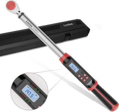 1/2 Digital Torque Wrench 10 200 Nm Leolee Angle
