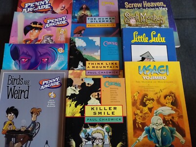 11 DARK HORSE TP USAGI 21 CONCRETE 4 5 7 PENNY ARCADE 1 2 3 4 LITLE LULU 15 SOCK