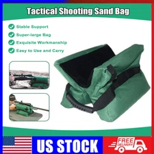 Shooting Hunting Range Rest Stand Front &Rear Sand Bag Combo Set Rifle Gun Bench
