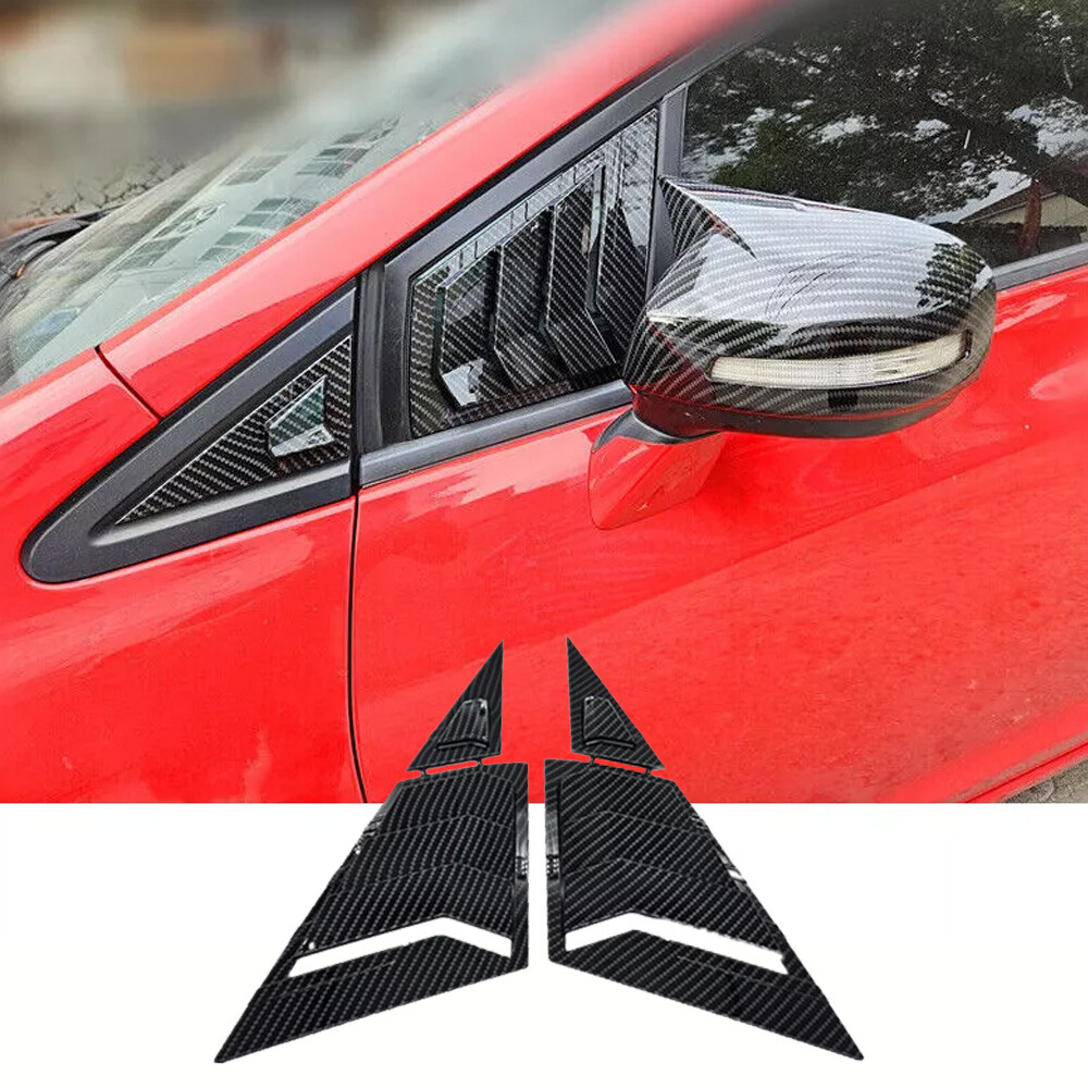 Front Window Louver Shutter Vent Cover Trim For Honda Civic Seden G9 2012-2015