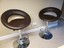 bar stools set of 2 brown