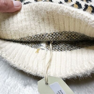 NWT Revolve Hat Attack Snow Leopard Beanie in Ivory Women’s OS NWT Revolve Hat Attack Snow Leopard Beanie in Ivory Women main image 2