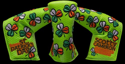 2023 Scotty Cameron St. Patricks Day Tricolor Clover Headcover (IN-HAND/NEW)