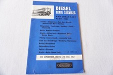 1961 Bath Chippenham Yatton Calne Diesel Trains British Rail Railway Timetable