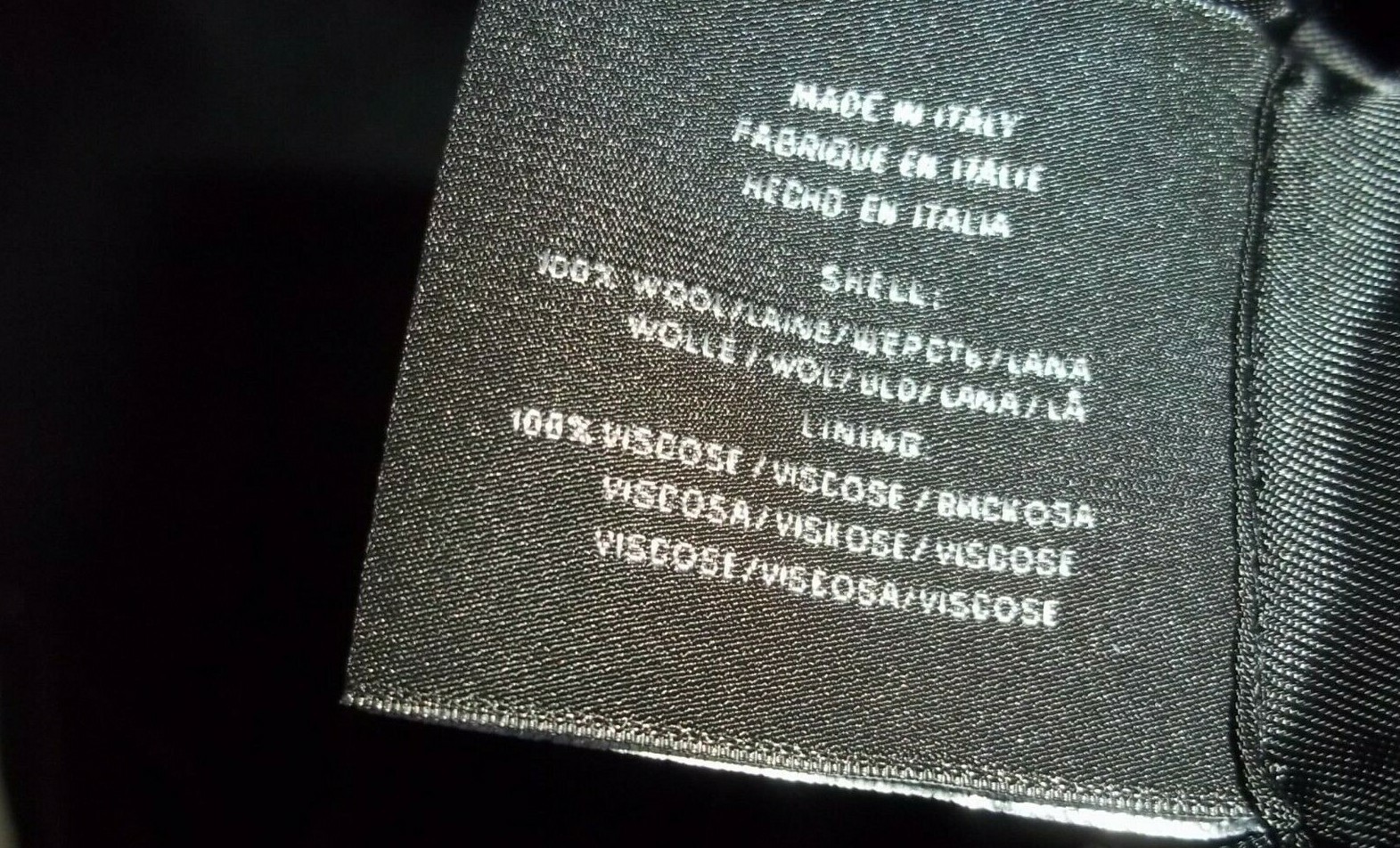 ( Black Label, Ralph Lauren Solid Gray 2Button Si… - image 9