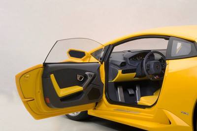 1/12 オートアート ウラカン マットイエロー LP610-4 12097 LAMBORGHINI HURACAN LP610-4 MATT YELLOW 1:12 MODEL CAR BY