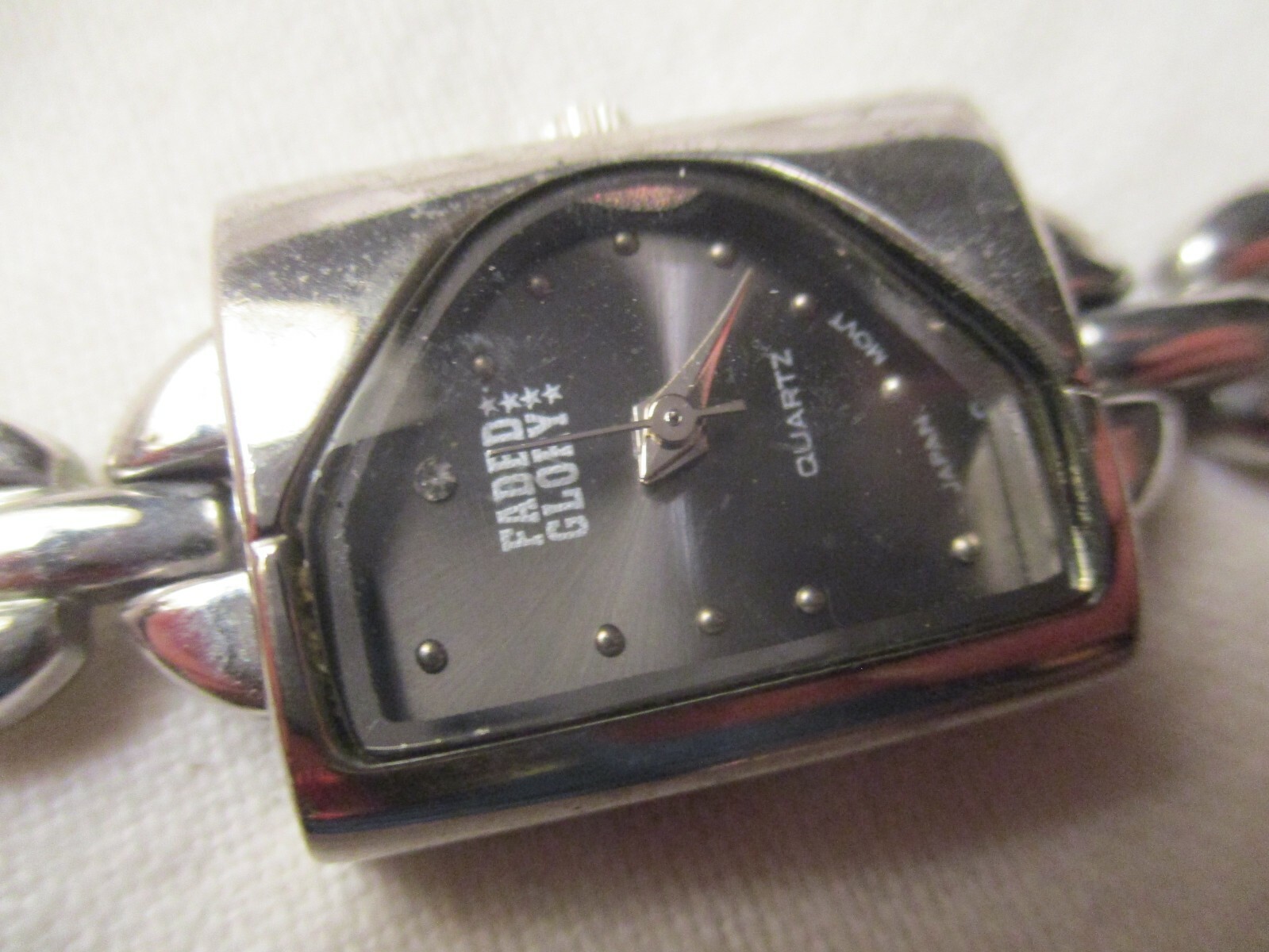 Faded Glory Watch Rectangular Face Silver Toned L… - image 8