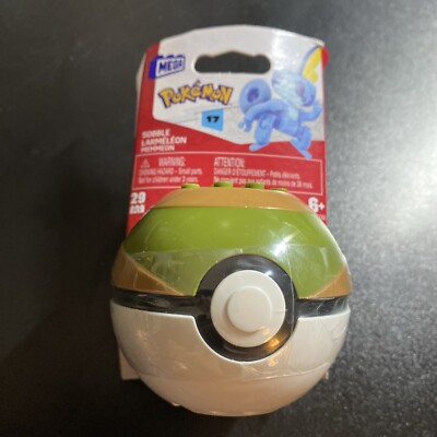 2022 Mega Construx Pokemon #HKT09 Poke Ball Series 17 Sobble Building Set MIP