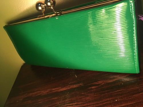 MMS Design Studio Clutch Vegan Leder Grün - Bild 4 von 12