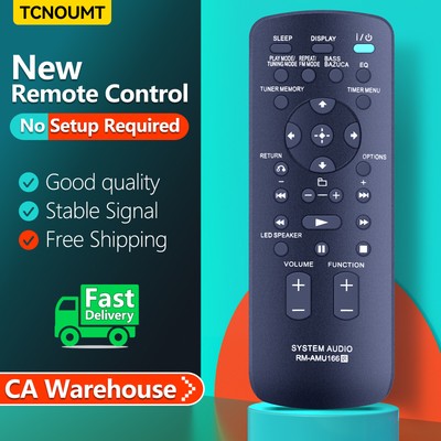 RM-AMU166 Remote Control For Sony Home Audio System FST 