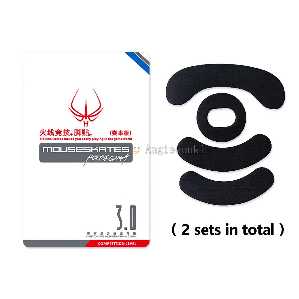 2 Sets Hotline Games Mouse Feet Mouse Skates for steelSeries Sensei Ten Mouse - Image 2 of 4
