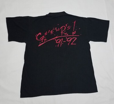 Rare CONART Design Vintage GUNS N' ROSES 91 - 92 Original T Shirt