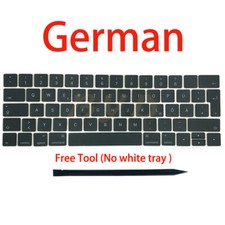 Germany DE Keyboard keys keycaps For Macbook Pro Retina 13" A1706 15" A1707 2016