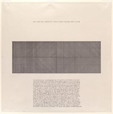 Sol LeWitt - Plan for Wall Drawing 32x32 INCH Rolled Canvas Home Decor Art print