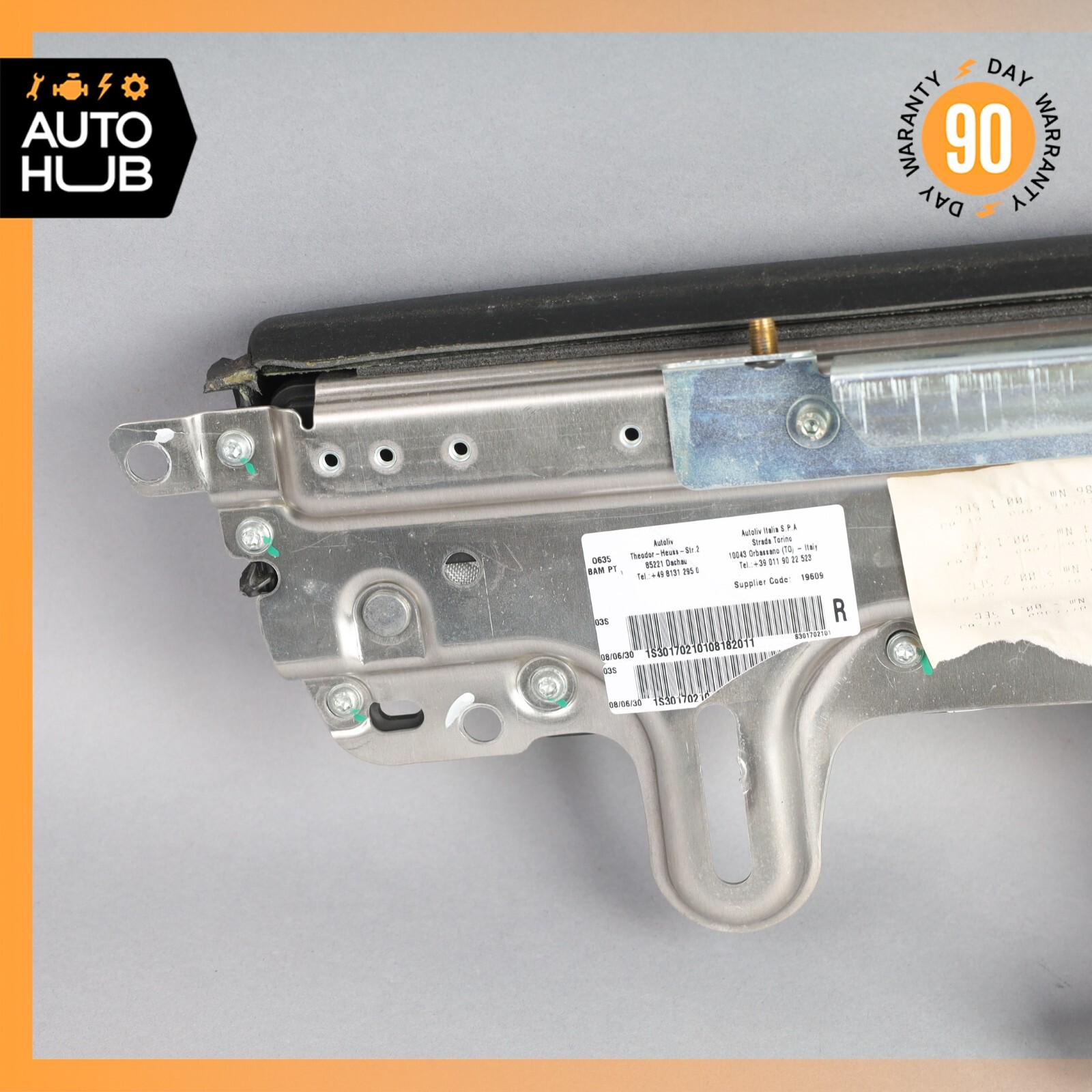 08-14 Maserati GranTurismo M145 Right Passenger Side Door Airbag SRS w/Cover OEM