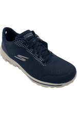 Skechers GOwalk Travel Vegan Washable Bungee Sneaker Bali Island Navy