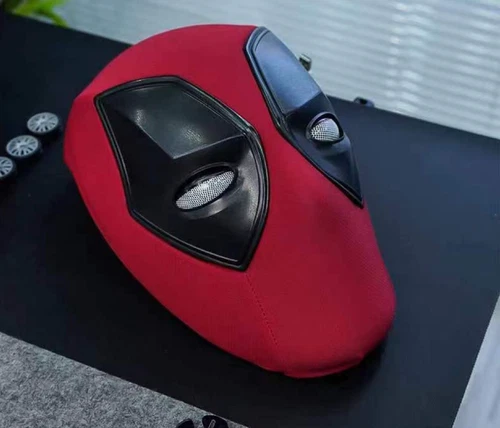Deadpool 3 Helmet Mask Headwear Light Up Movable Eyes Ring Remote Control Mask - Picture 9 of 16