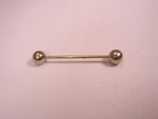 1-9/16" Screw-on Ball Ends Vintage Collar Bar L498