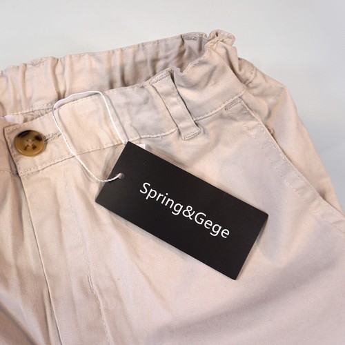Spring And Gege Boys Shorts 7-8 Years Classic Cotton Stretch Waistband