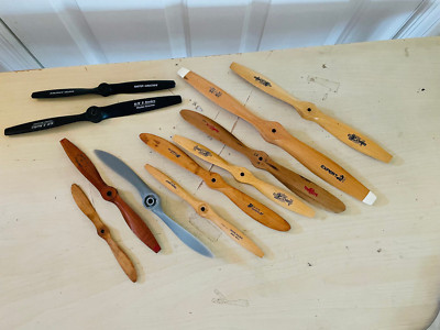 Collectible Model Airplane Plate Aircraft Propeller LOT Top Flite Pylon Expert
