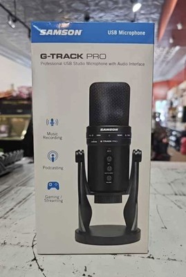 Samson G-Track Pro Studio USB Microphone w/ Built in Audio Interface Sealed