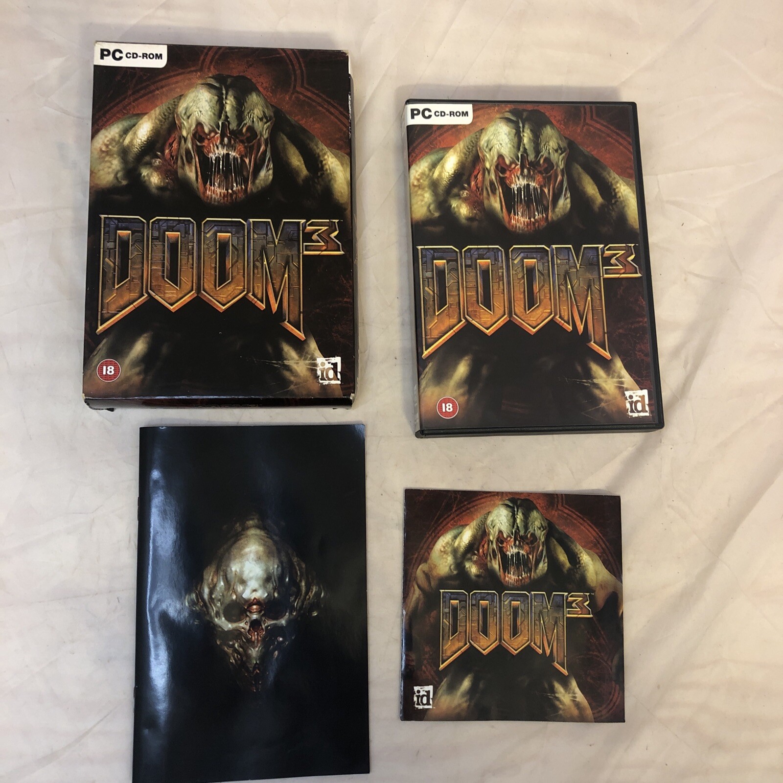 Doom 3 Big Box Version PC CD-ROM ID Activision FPS Video Game 1st Person Shooter