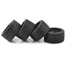 4pcs 1/8 On-Road Wheels Tires Rims 17mm Hex for 1:8 RC Model On-Road Car