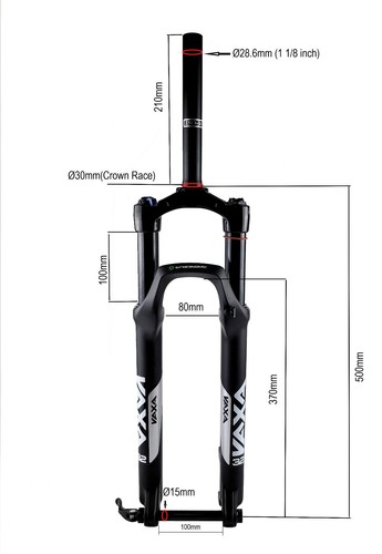 Air Suspension Fork 650b 27.5 inch 