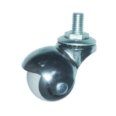Caster HAUSHALT Tpr40C, 3.8 CM X 6.3 CM, Ø 3.8 CM, Grau