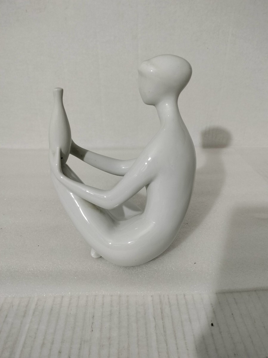 Porcelain Statue By Jitka Forejtova For Royal Dux, Czechoslovakia