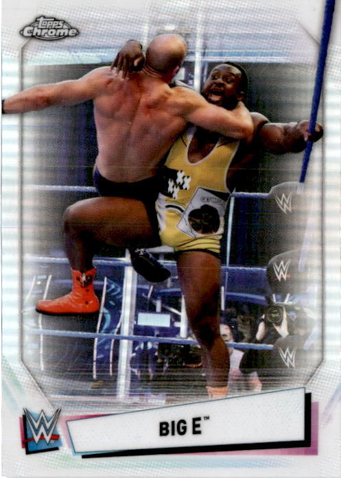 2021 Topps Chrome WWE #51 Big E Refractors