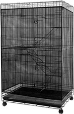 Cubierta De Red Ajustable Para Jaula De Pajaros, Atrapasuenos De Plumas, Prot...