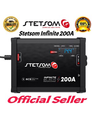 Fonte Stetsom 200-a Scs Bivolt Voltimetro Amperimetro Smart | Frete grátis