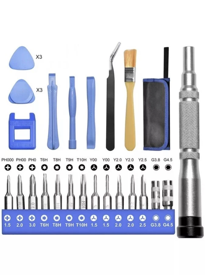 E.durable High Quality Tri-wing Y1.5/ Y3.0/ph00 Game Bit Screwdriver
