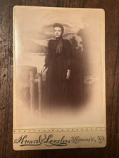 Photograph CDV Woman Huard & Langlois Studio Winooski, VT Cabinet Card