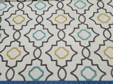 Valiant AIDEN MAJESTIC Polyester/Cotton Blend Embroidered Trellis Fabric